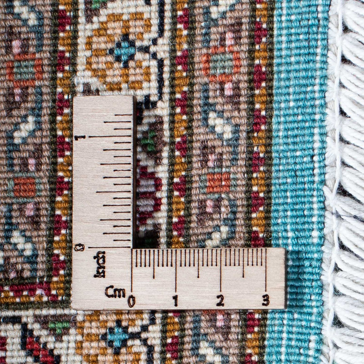 Persisk tæppe - Tabriz - 204 x 151 cm - blå