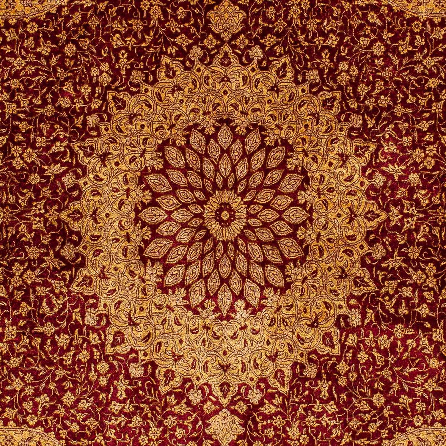 Silketæppe - Ghom Silk - Premium - 188 x 130 cm - beige