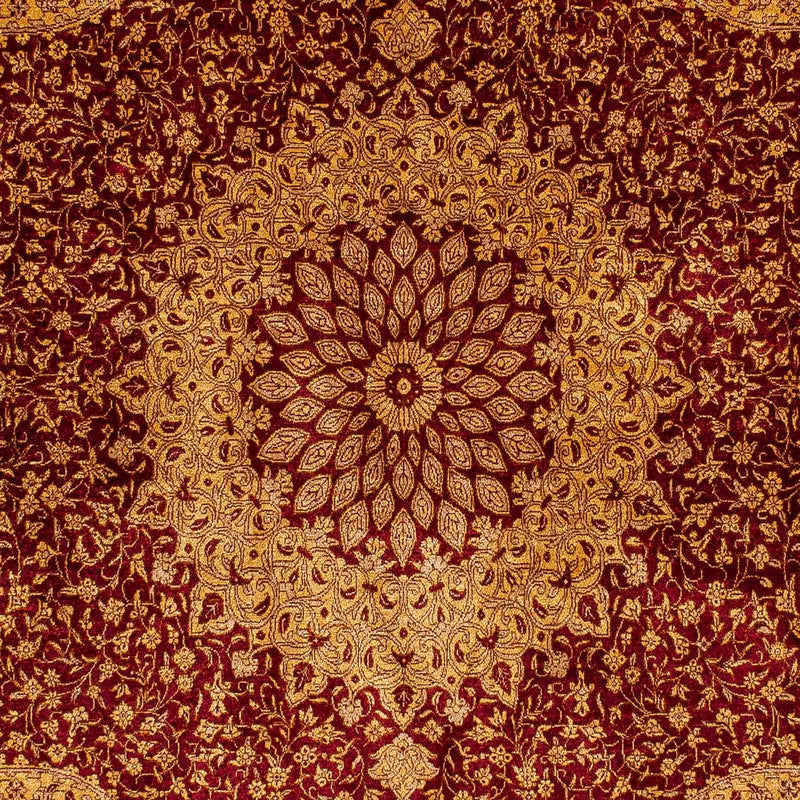 Silketæppe - Ghom Silk - Premium - 188 x 130 cm - beige