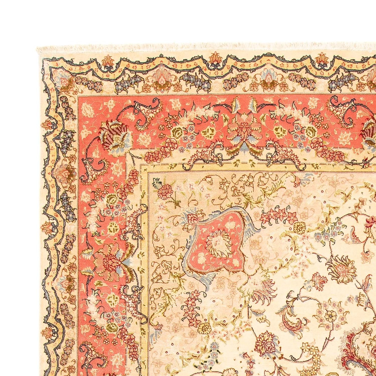 Persisk tæppe - Tabriz - Royal - 304 x 200 cm - beige