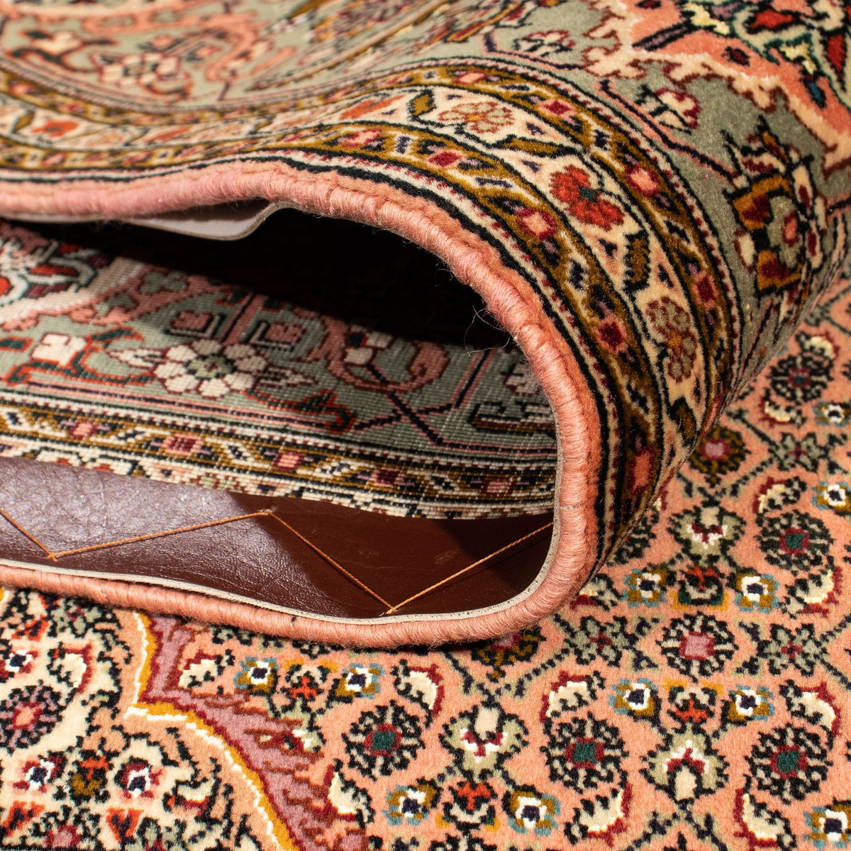 Persisk tæppe - Tabriz firkantet  - 206 x 206 cm - brun