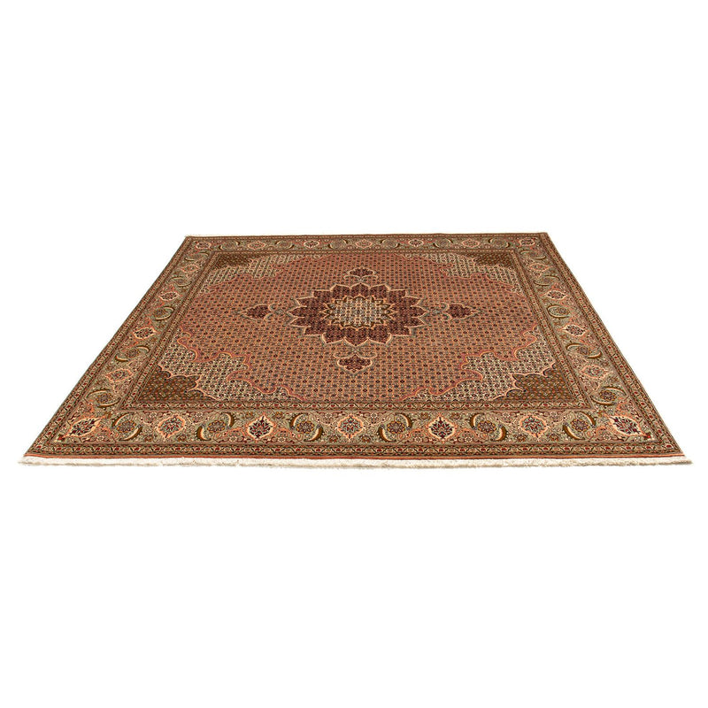 Persisk tæppe - Tabriz firkantet  - 206 x 206 cm - brun