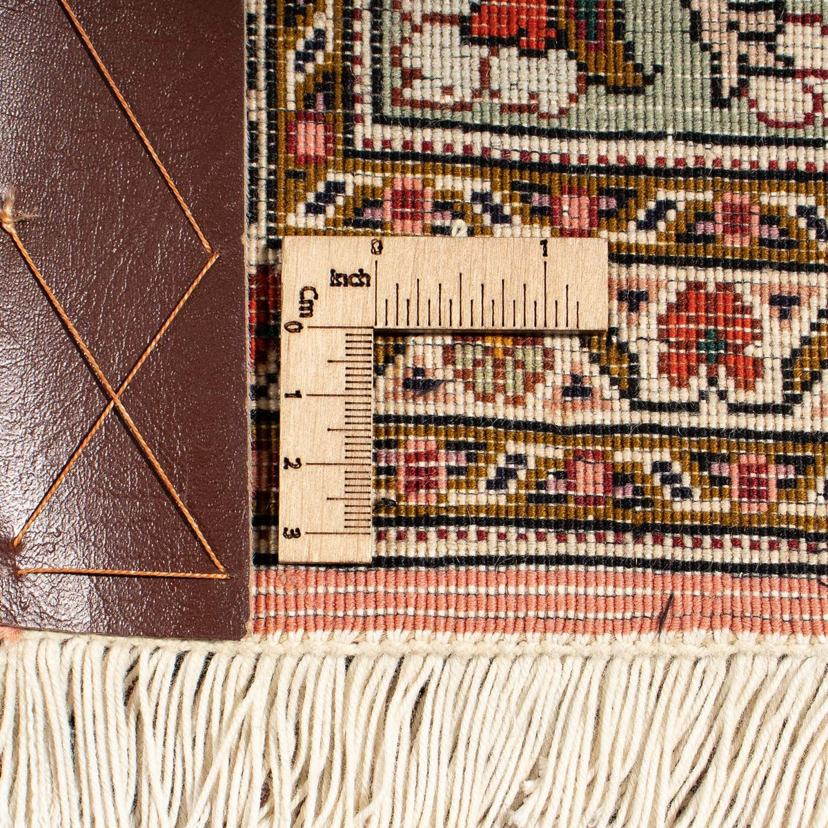 Persisk tæppe - Tabriz firkantet  - 206 x 206 cm - brun