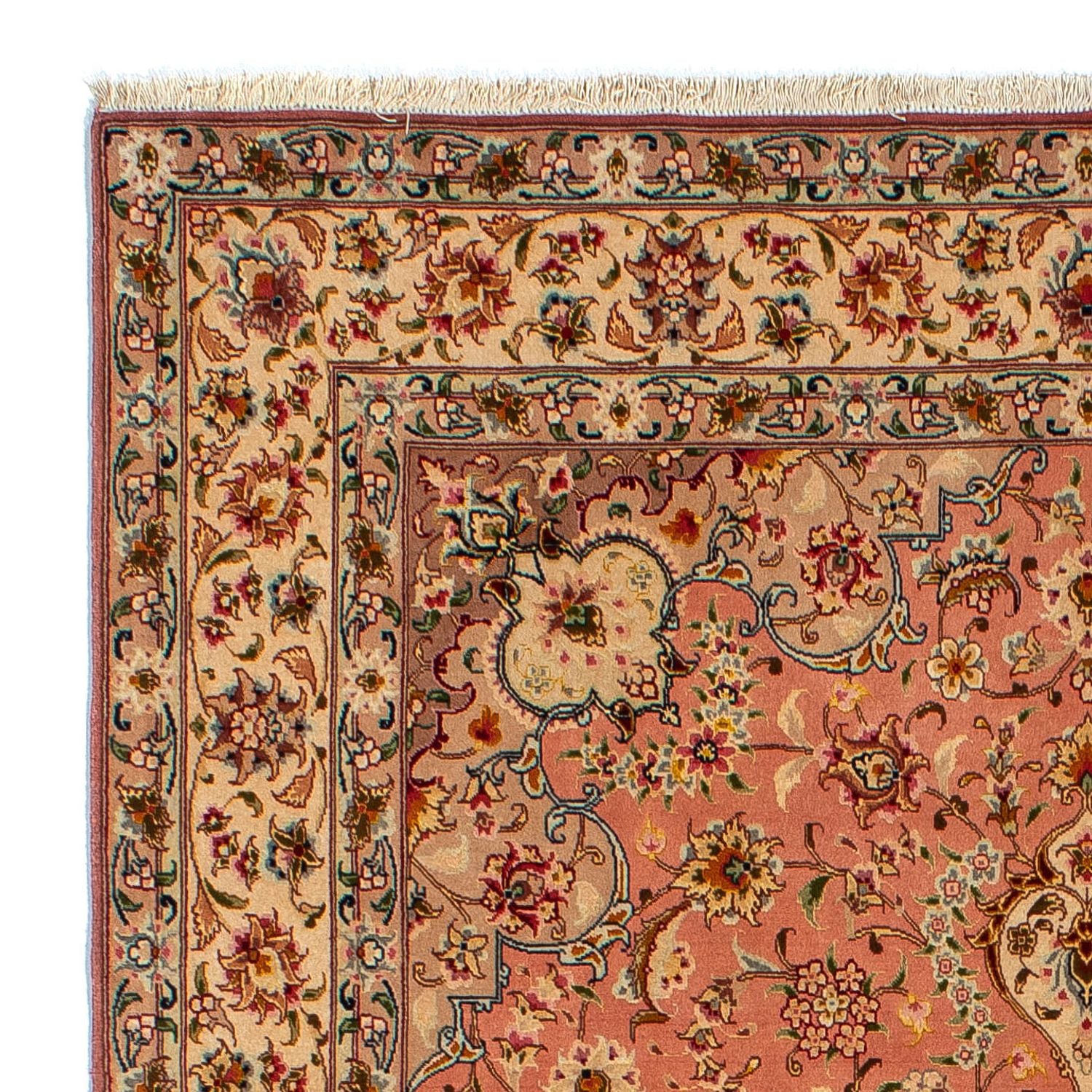 Persisk tæppe - Tabriz - Royal - 212 x 148 cm - rust