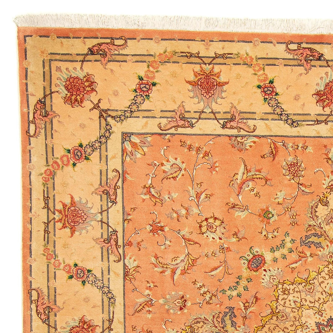 Tabriz - 50 Raj Tæppe 204x192cm - Persisk tæppe