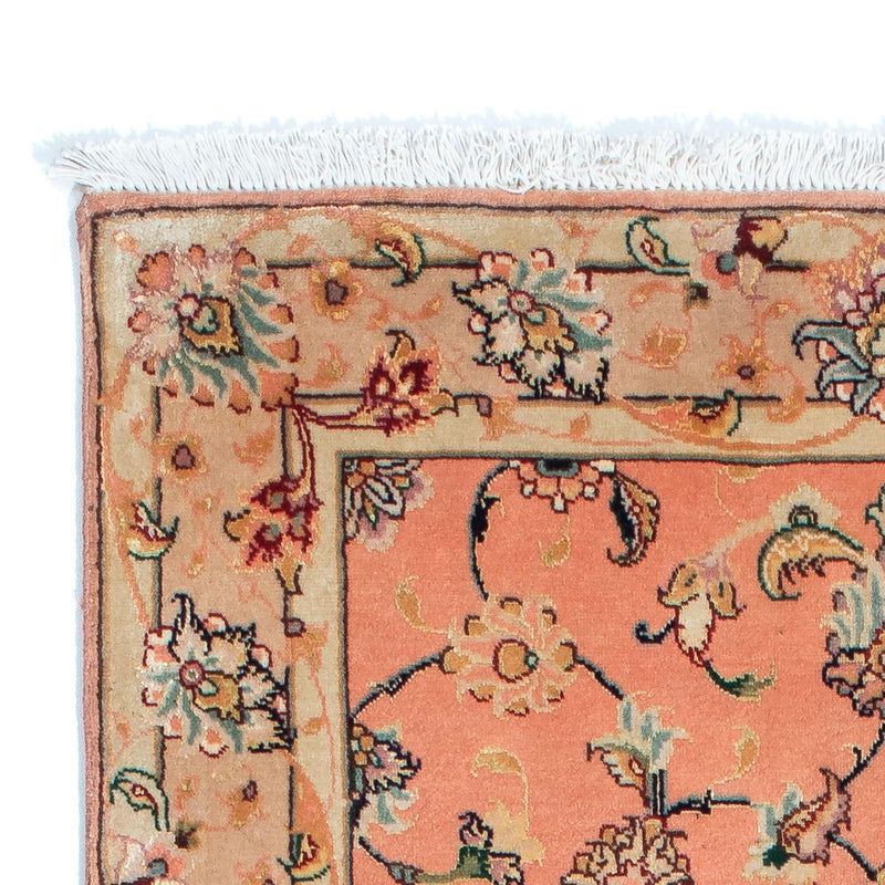 Løber Persisk tæppe - Tabriz - Royal - 165 x 74 cm - lysrød