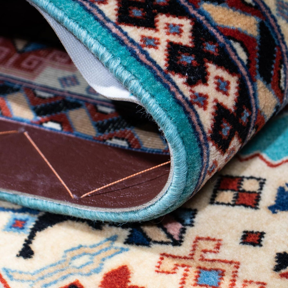 Løber Persisk tæppe - Tabriz - Royal - 190 x 75 cm - blå