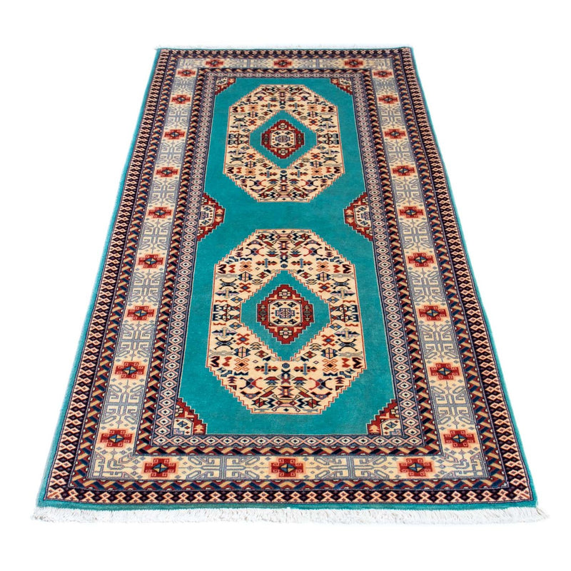 Løber Persisk tæppe - Tabriz - Royal - 180 x 76 cm - blå