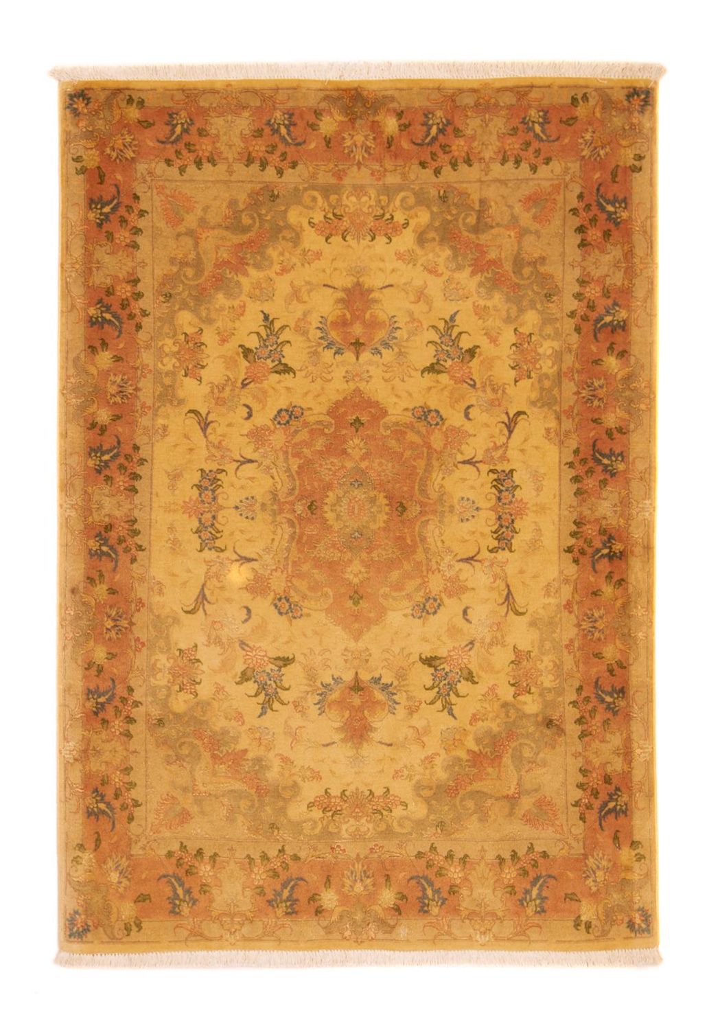 Persisk tæppe - Tabriz - Royal - 147 x 99 cm - beige