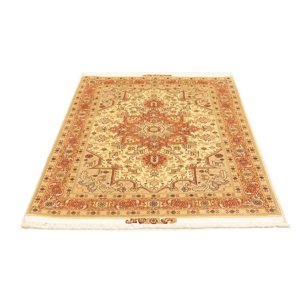 Persisk tæppe - Tabriz - Royal - 147 x 103 cm - beige