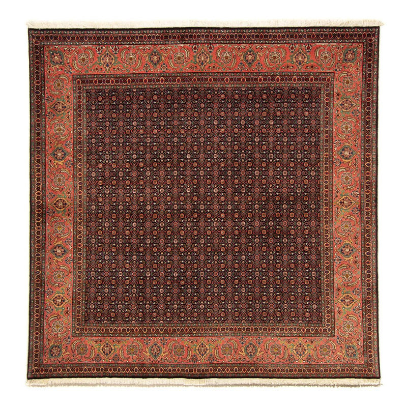 Persisk tæppe - Tabriz firkantet  - 200 x 195 cm - mørkeblå