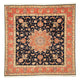 Tabriz - 50 Raj Tæppe 202x202cm - Persisk tæppe