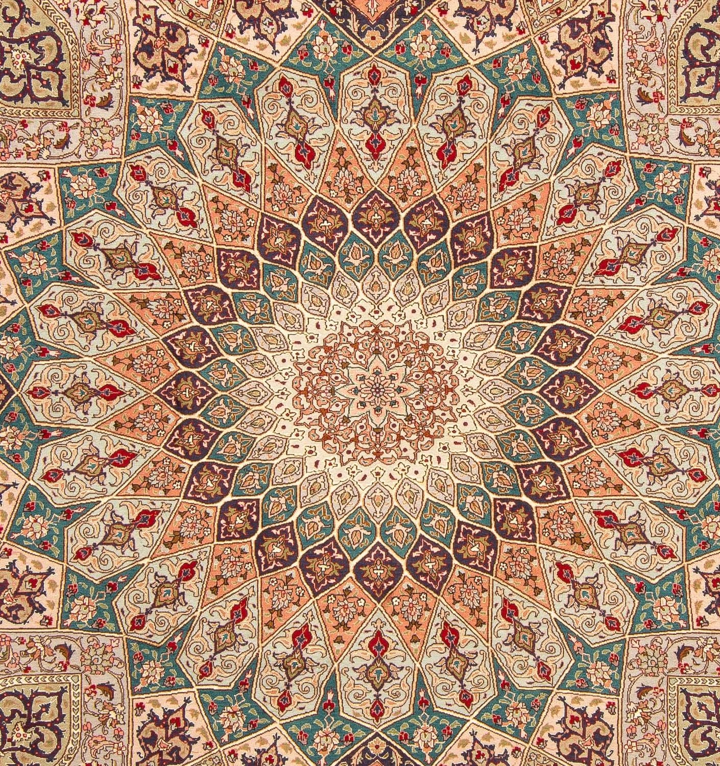 Persisk tæppe - Tabriz - Royal - 258 x 205 cm - flerfarvet