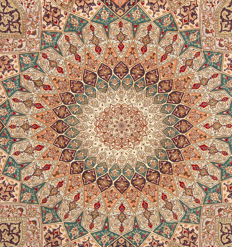 Persisk tæppe - Tabriz - Royal - 258 x 205 cm - flerfarvet