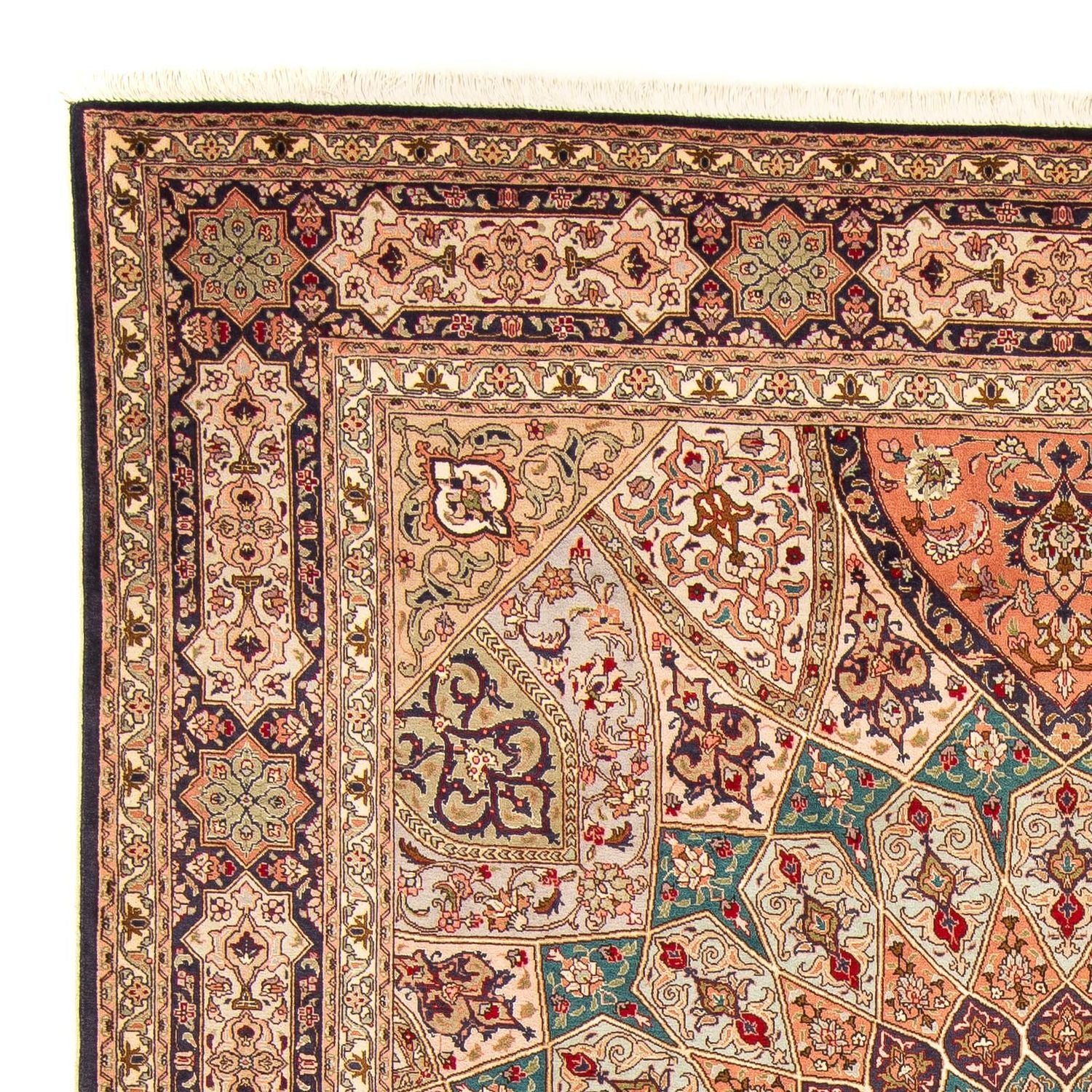 Persisk tæppe - Tabriz - Royal - 258 x 205 cm - flerfarvet