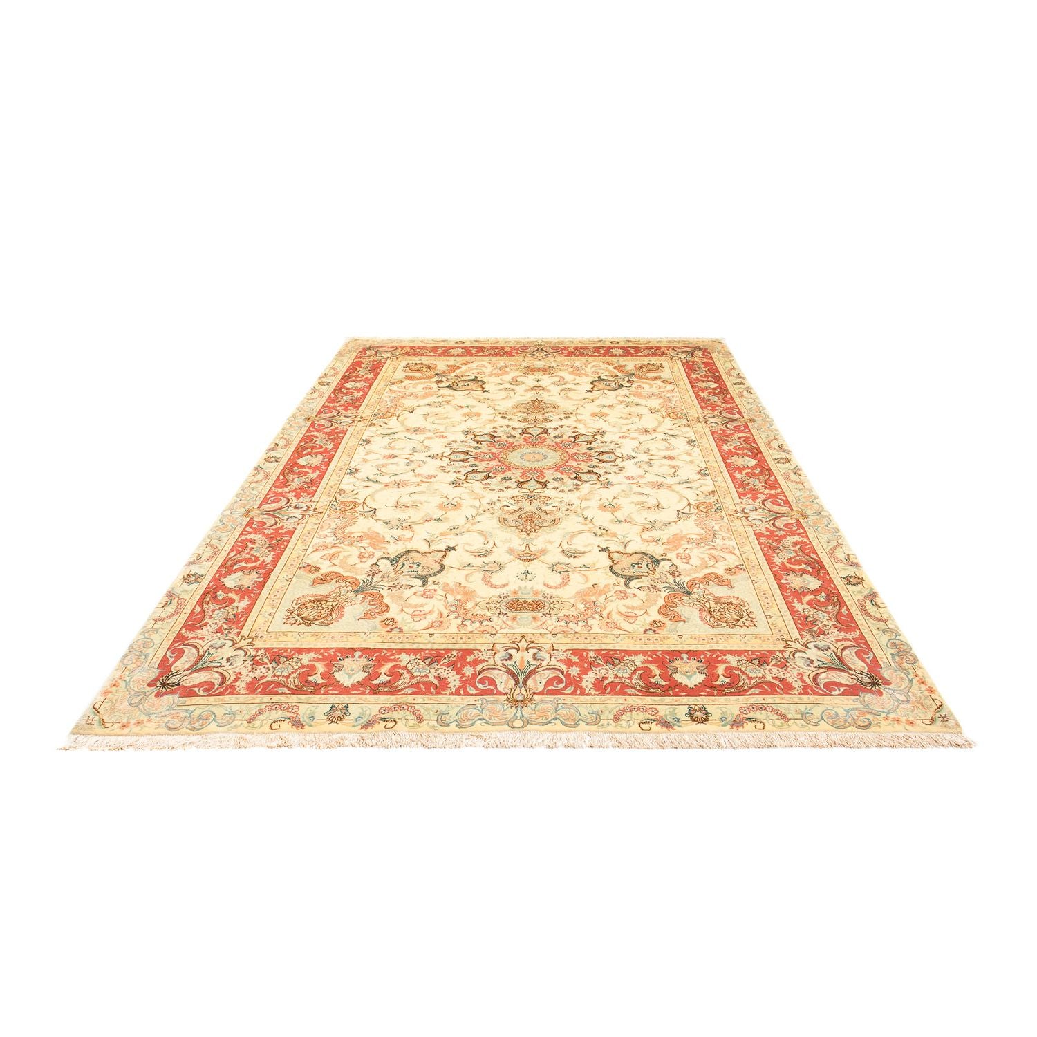 Persisk tæppe - Tabriz - Royal - 307 x 198 cm - beige
