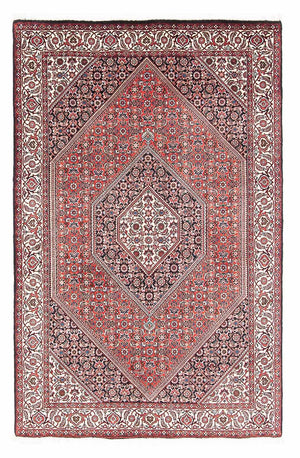 Persisk tæppe - Bijar - 176 x 112 cm - rød