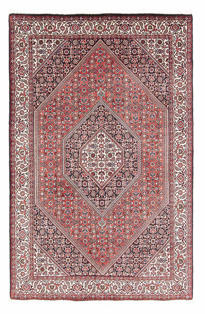 Persisk tæppe - Bijar - 176 x 112 cm - rød