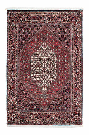 Persisk tæppe - Bijar - 194 x 132 cm - mørkeblå