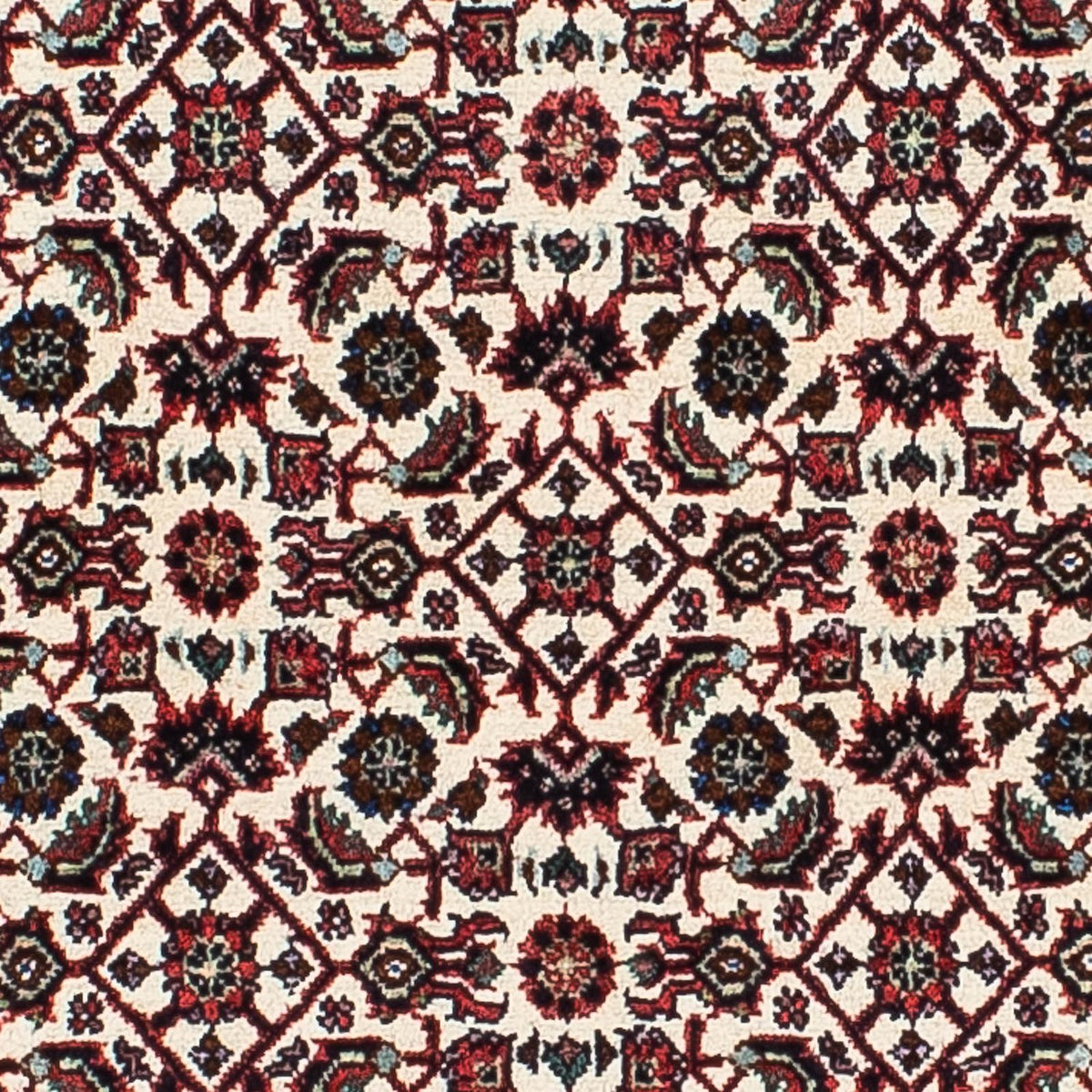 Persisk tæppe - Bijar - 194 x 132 cm - mørkeblå