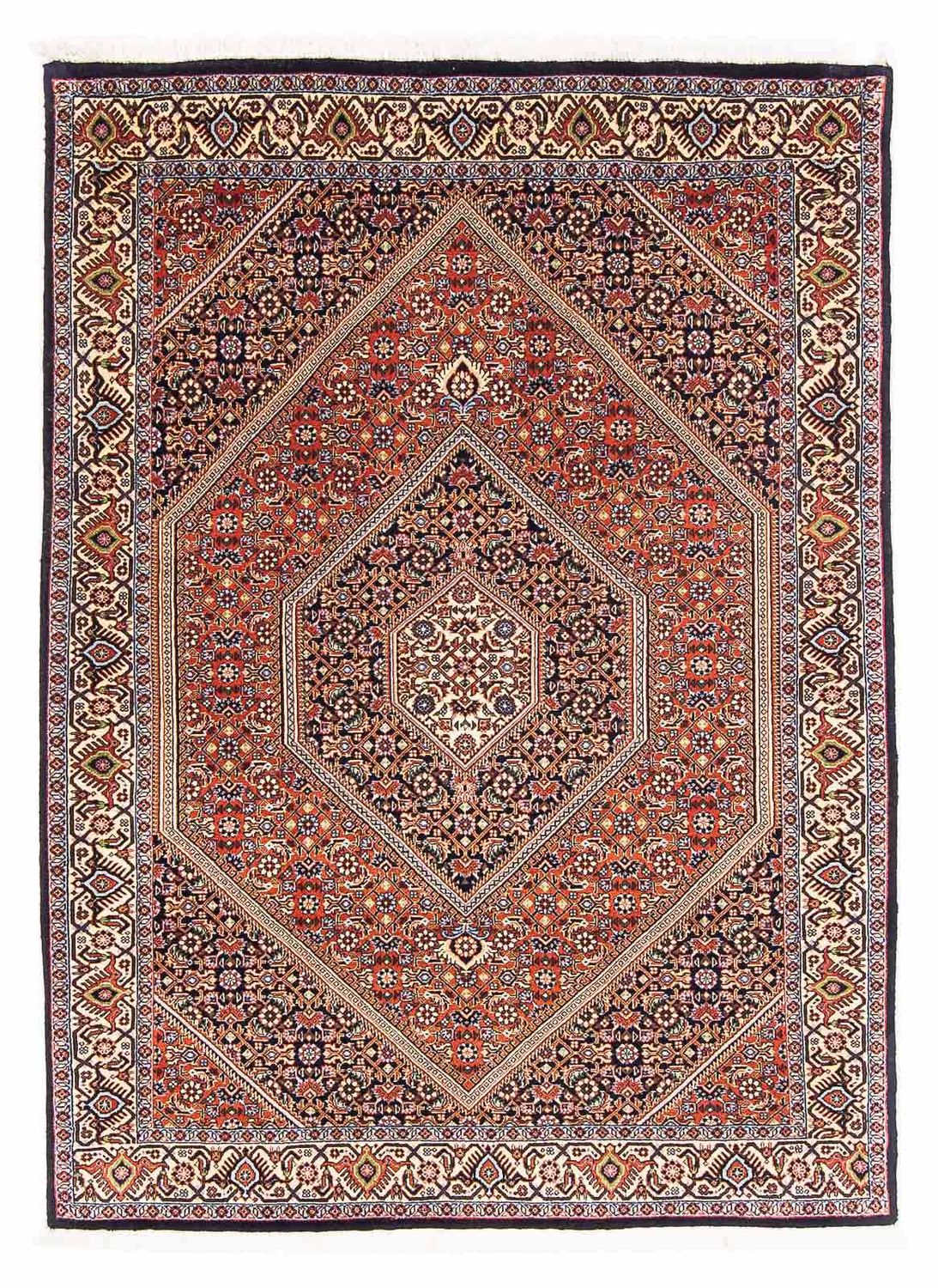 Persisk tæppe - Bijar - 170 x 117 cm - mørkeblå