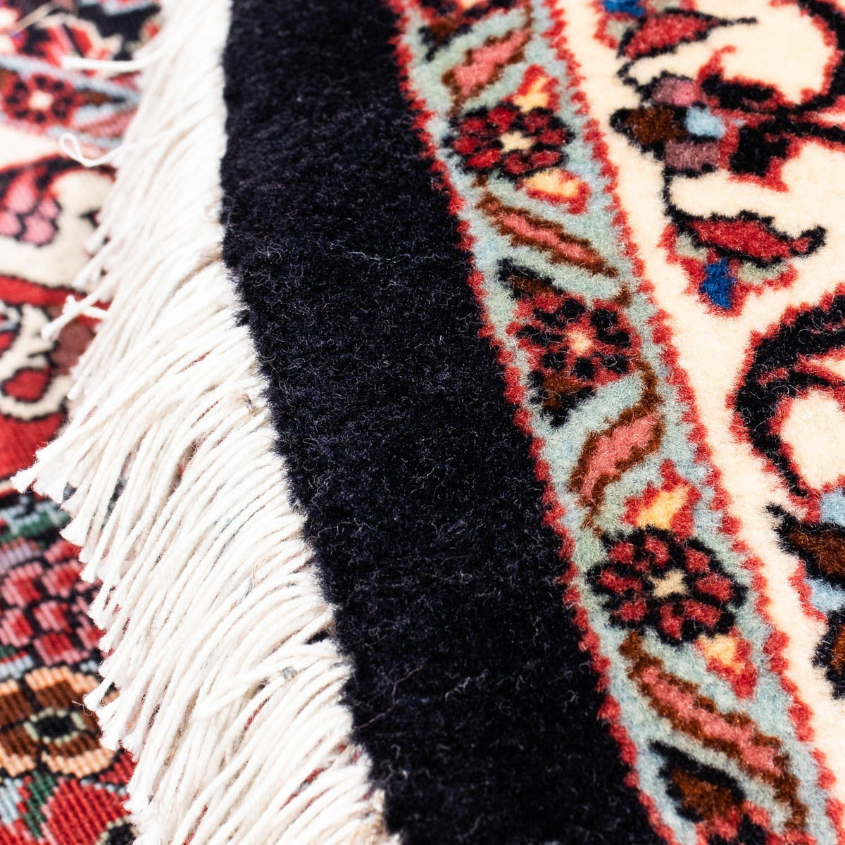 Persisk tæppe - Bijar rundt  - 250 x 250 cm - rød