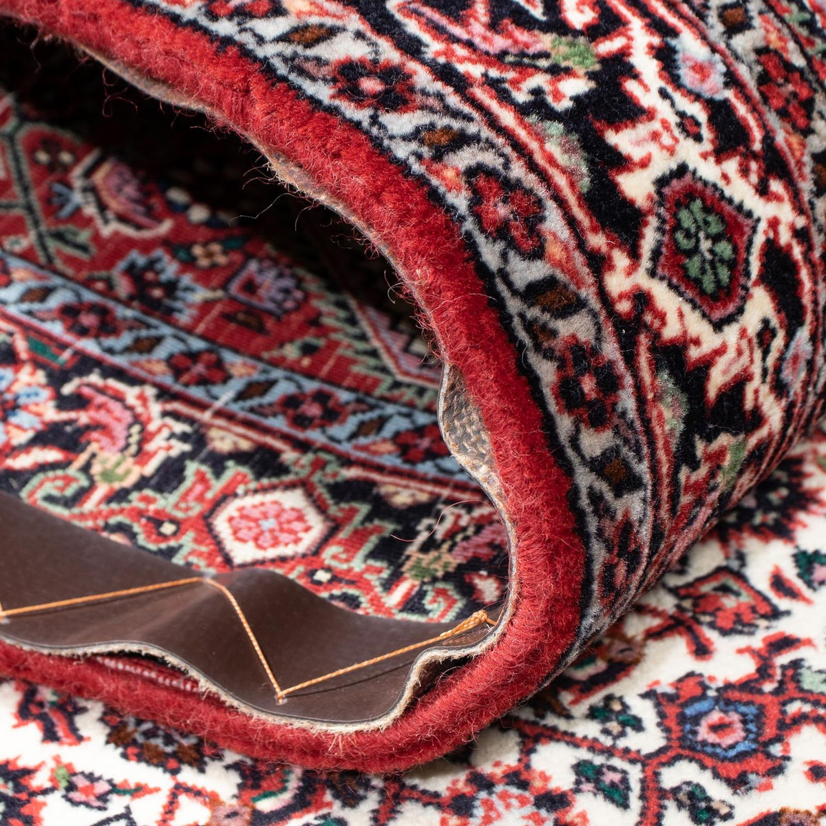 Løber Persisk tæppe - Bijar - 202 x 74 cm - rød