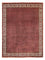 Persisk tæppe - Bijar - 398 x 299 cm - mørkerød
