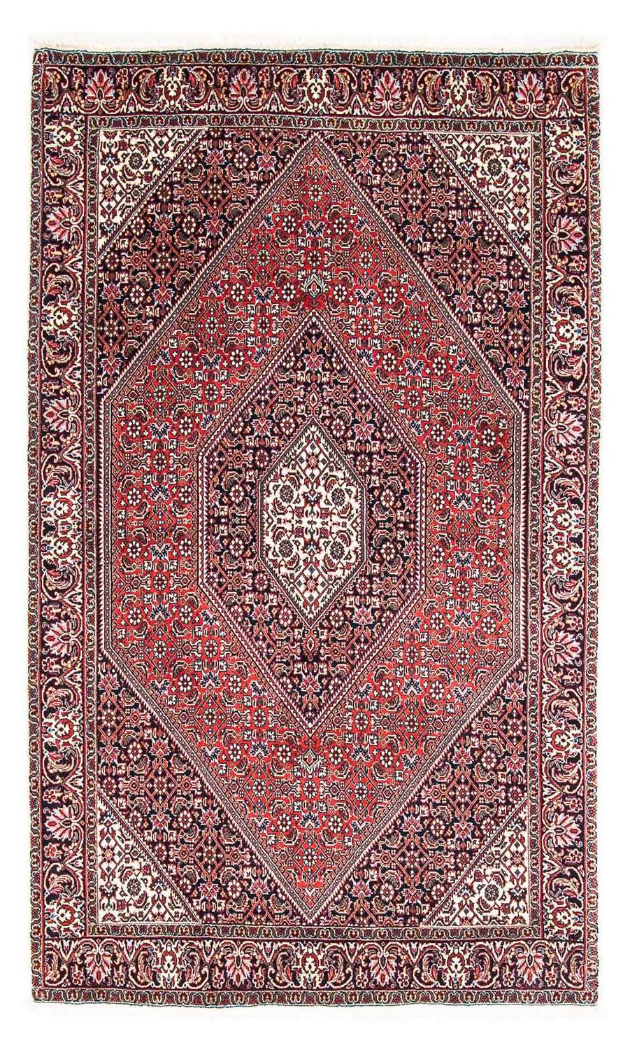 Persisk tæppe - Bijar - 169 x 111 cm - rød