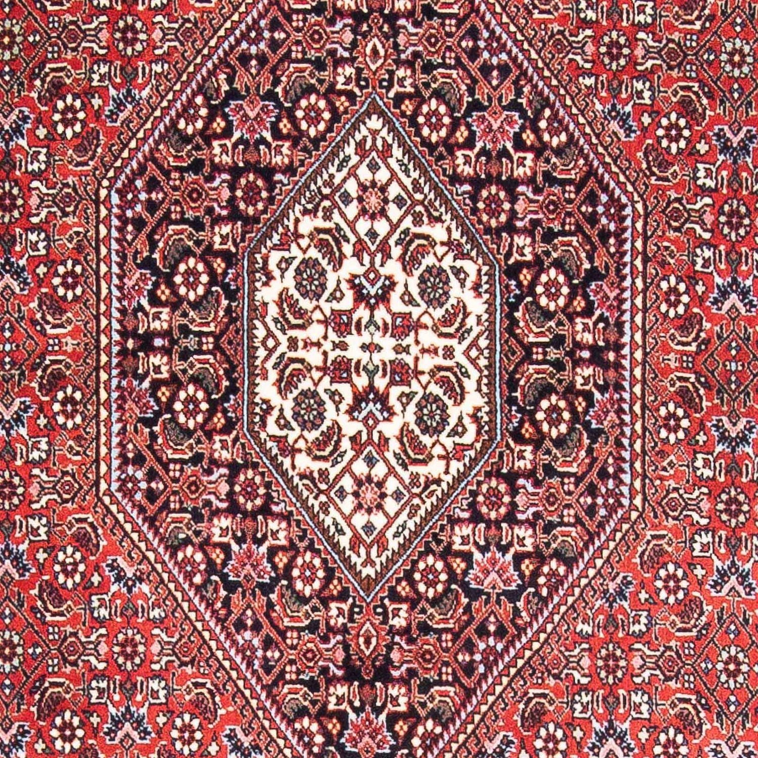 Persisk tæppe - Bijar - 169 x 111 cm - rød