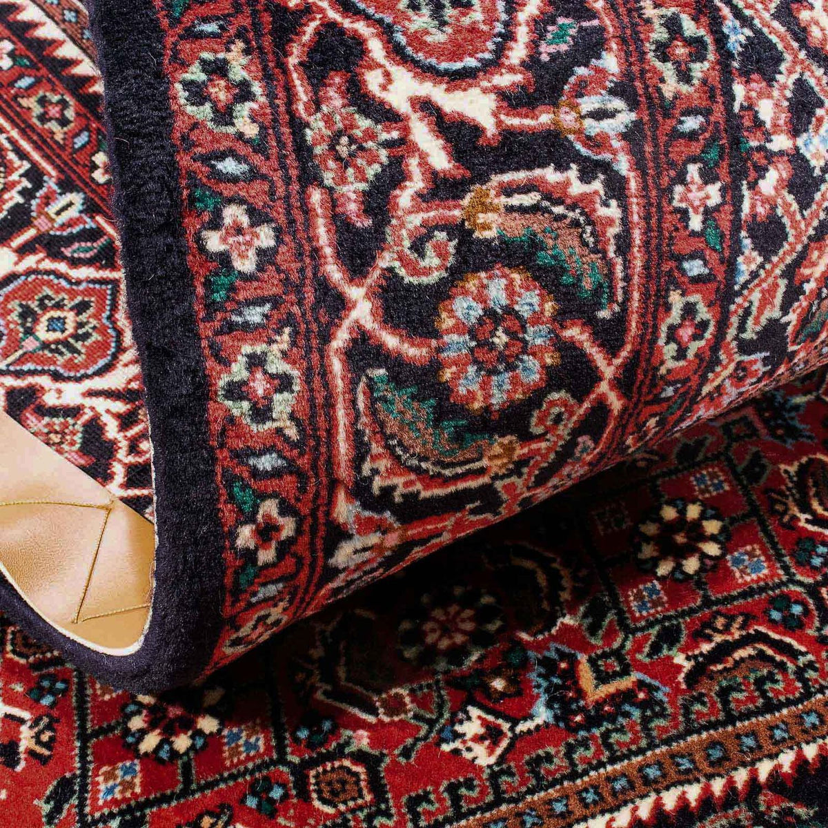 Persisk tæppe - Bijar - 169 x 111 cm - rød