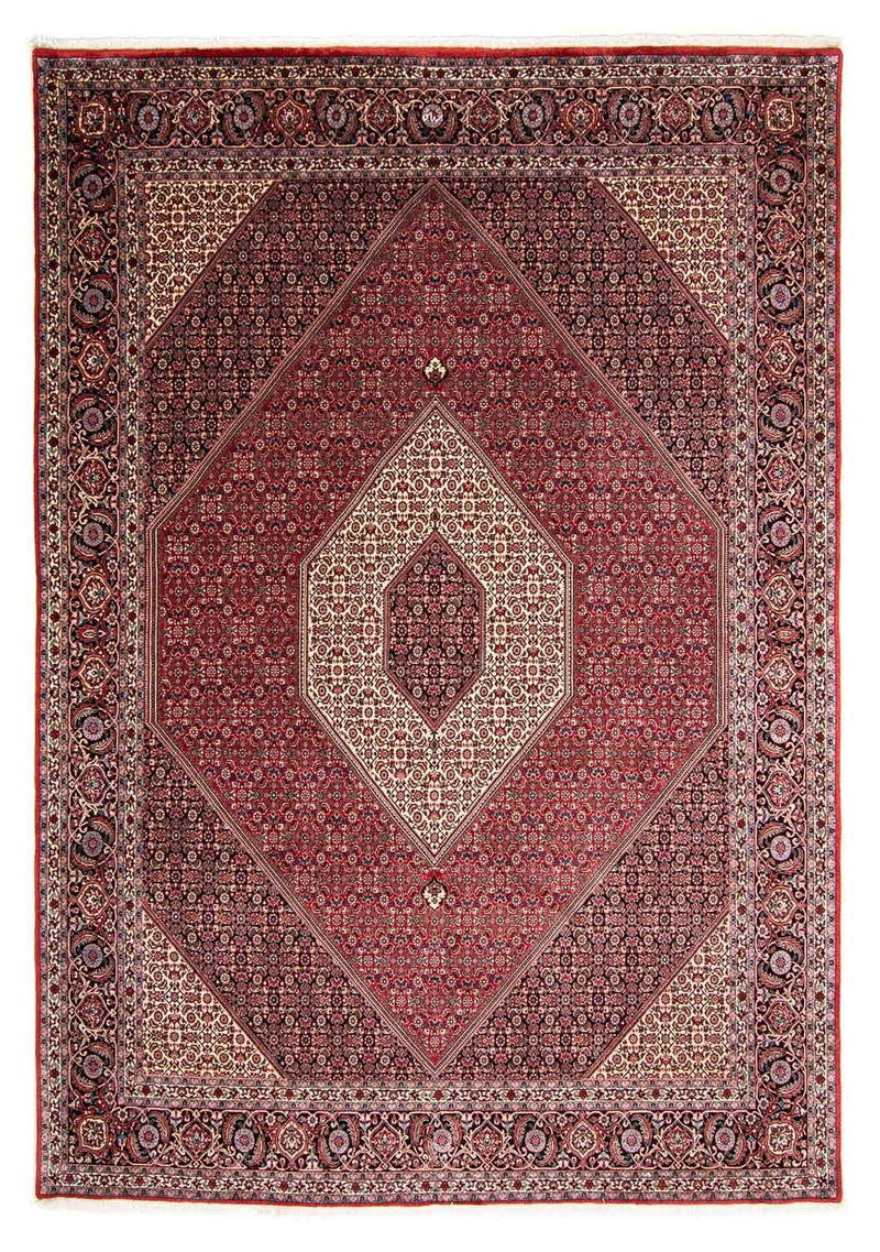 Persisk tæppe - Bijar - 343 x 252 cm - rød
