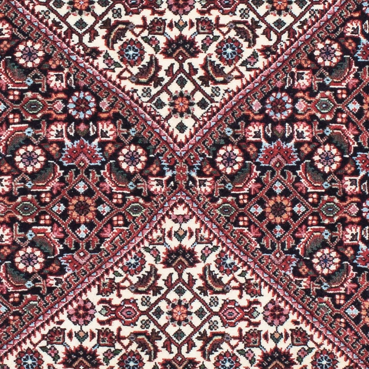 Løber Persisk tæppe - Bijar - 194 x 73 cm - rød