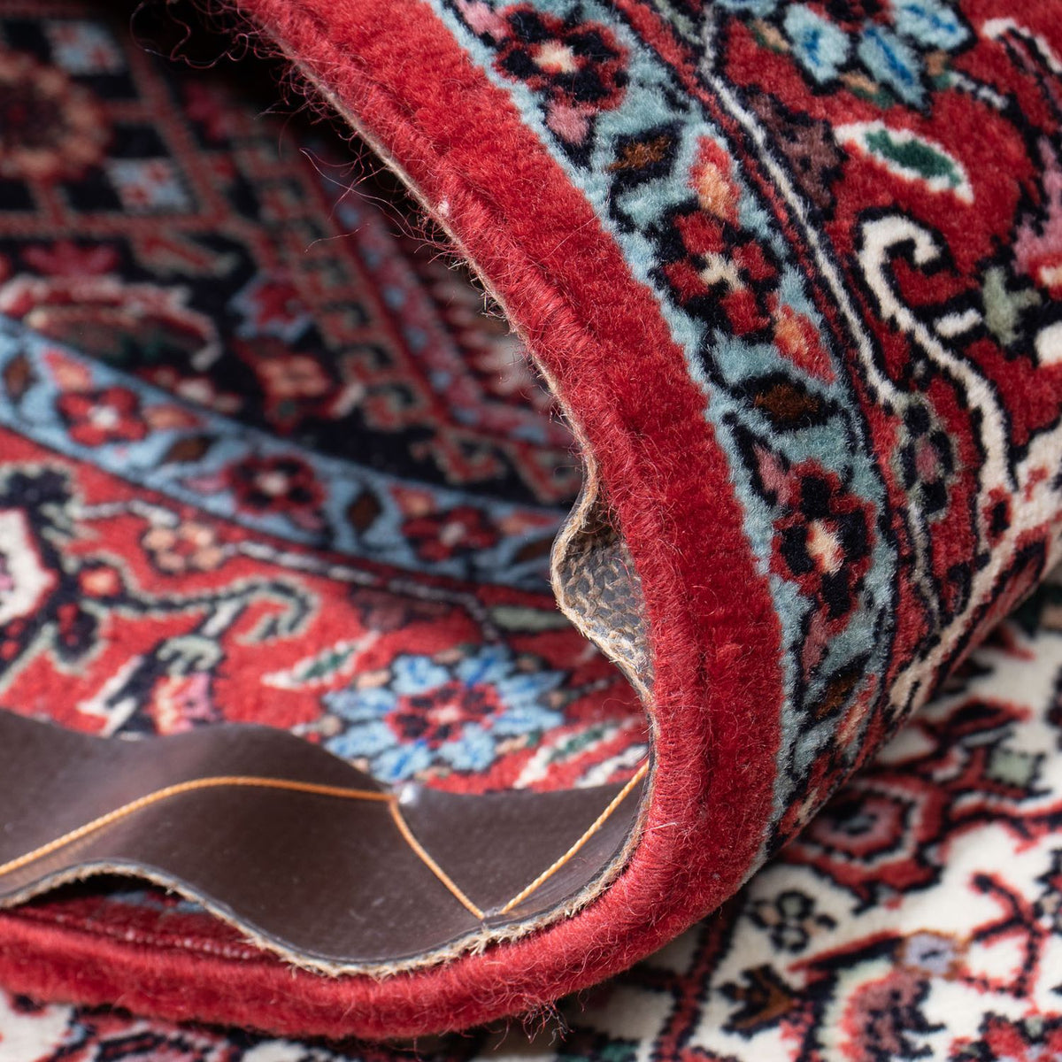 Løber Persisk tæppe - Bijar - 194 x 73 cm - rød