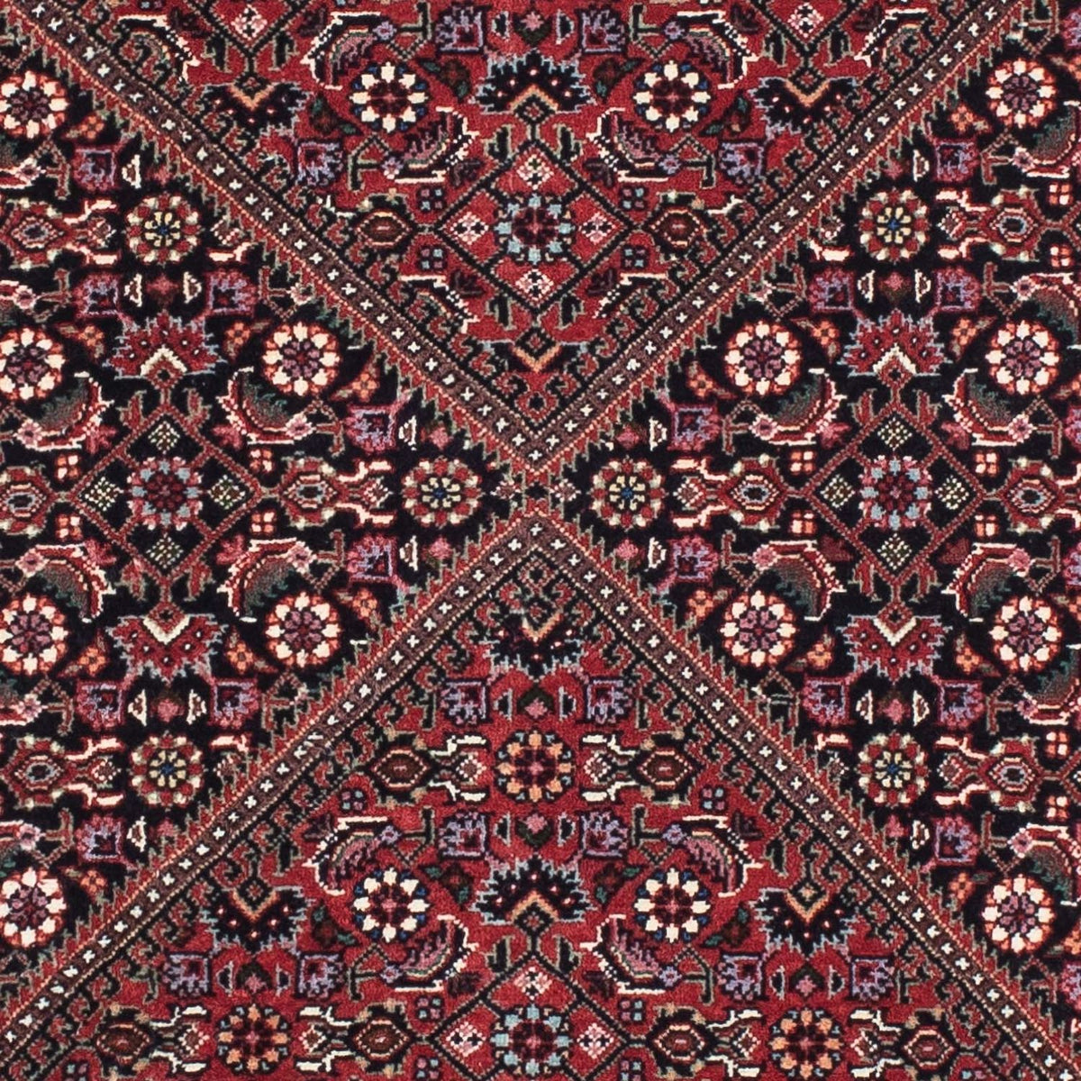 Løber Persisk tæppe - Bijar - 200 x 75 cm - rust