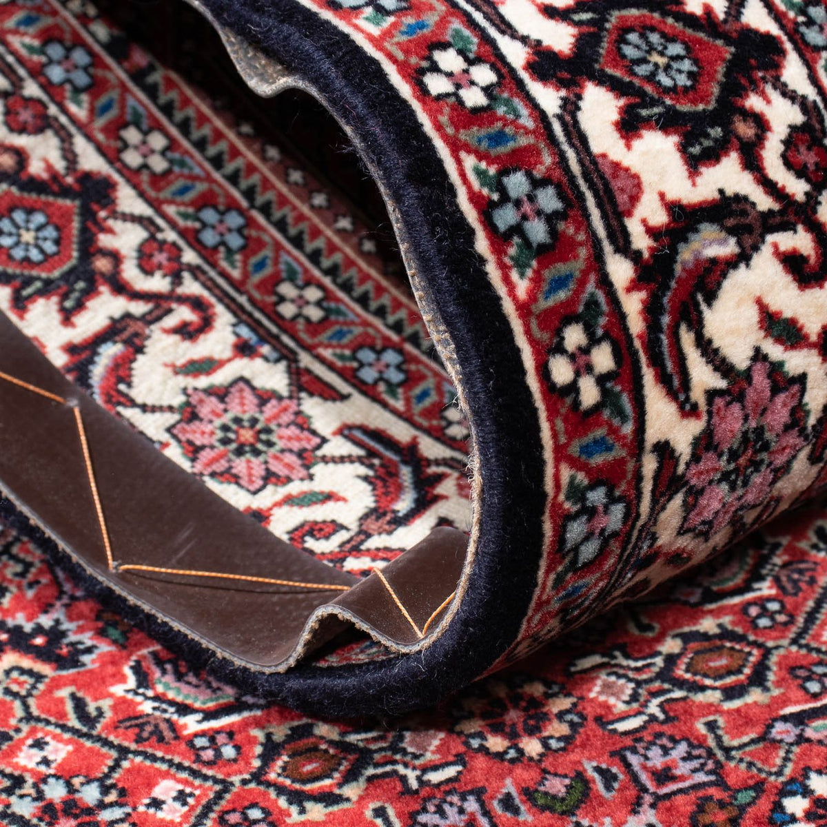 Løber Persisk tæppe - Bijar - 200 x 75 cm - rust