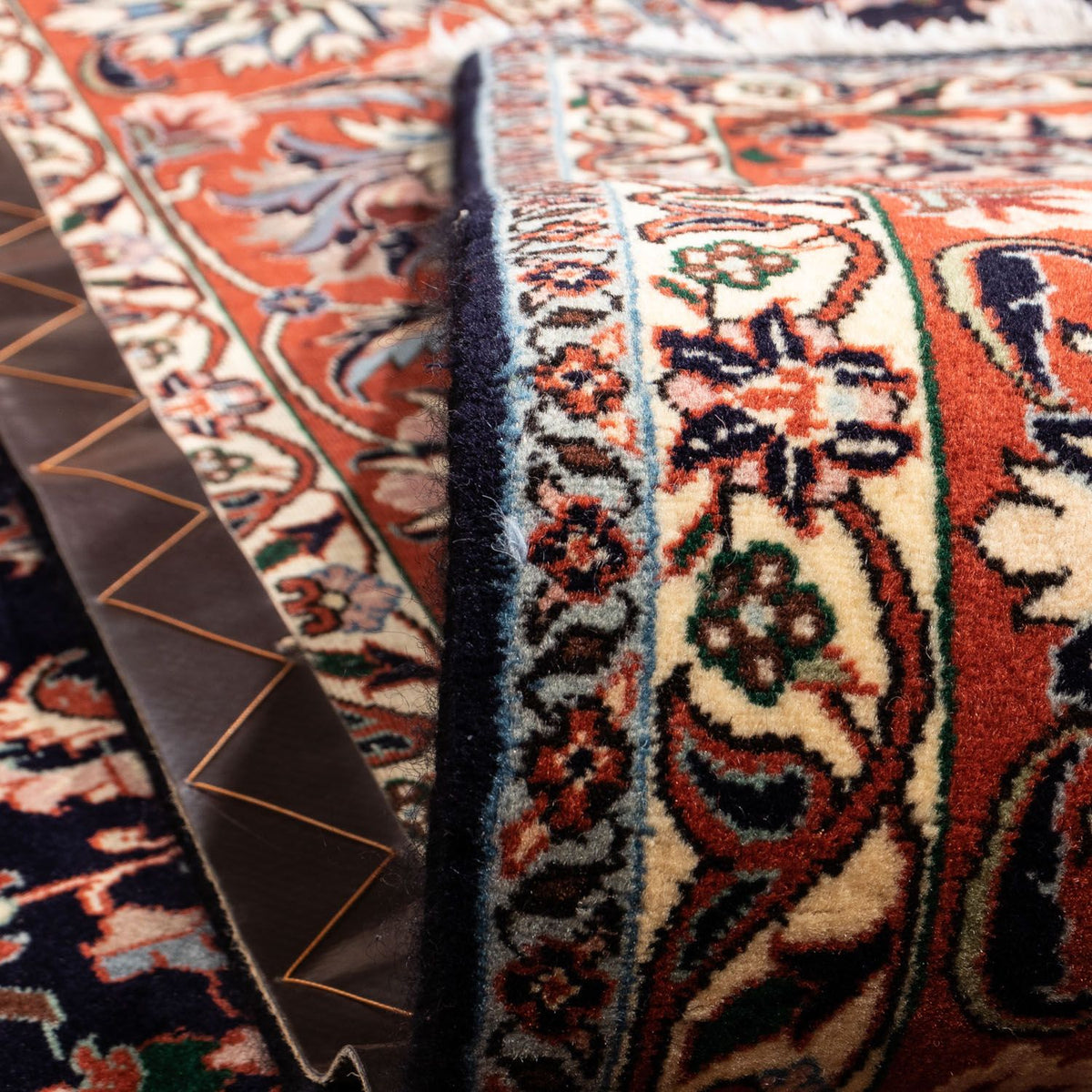 Persisk tæppe - Bijar - Royal - 343 x 248 cm - sort