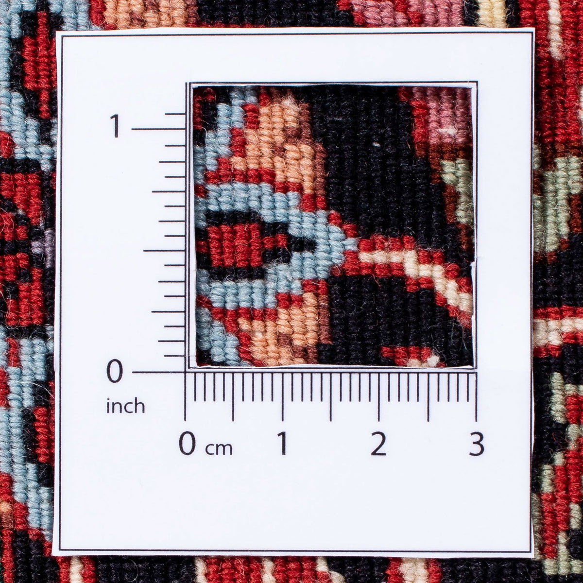 Persisk tæppe - Bijar - 302 x 253 cm - rød