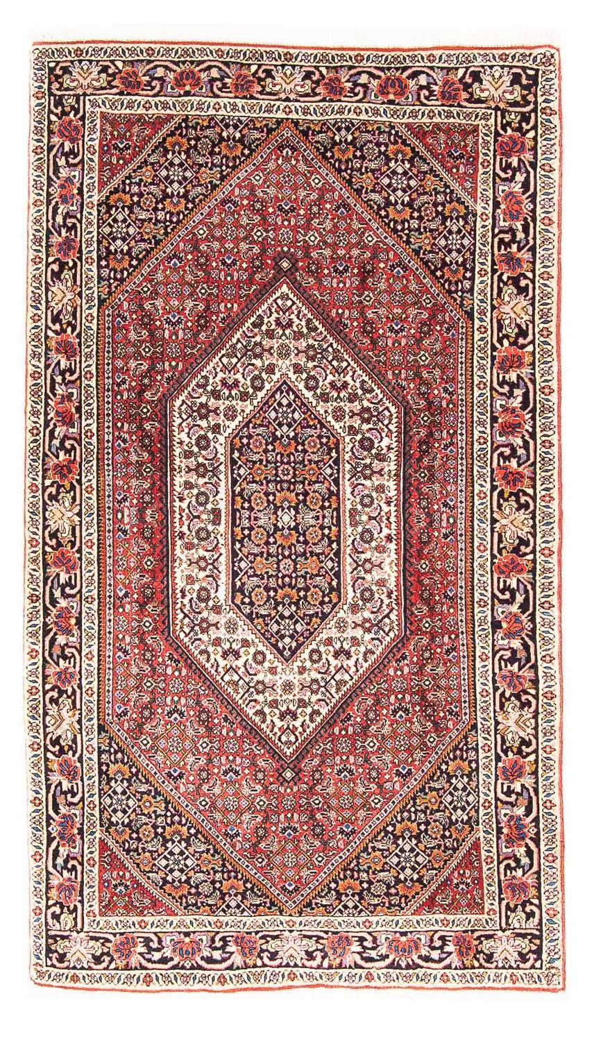 Persisk tæppe - Bijar - 153 x 90 cm - rød