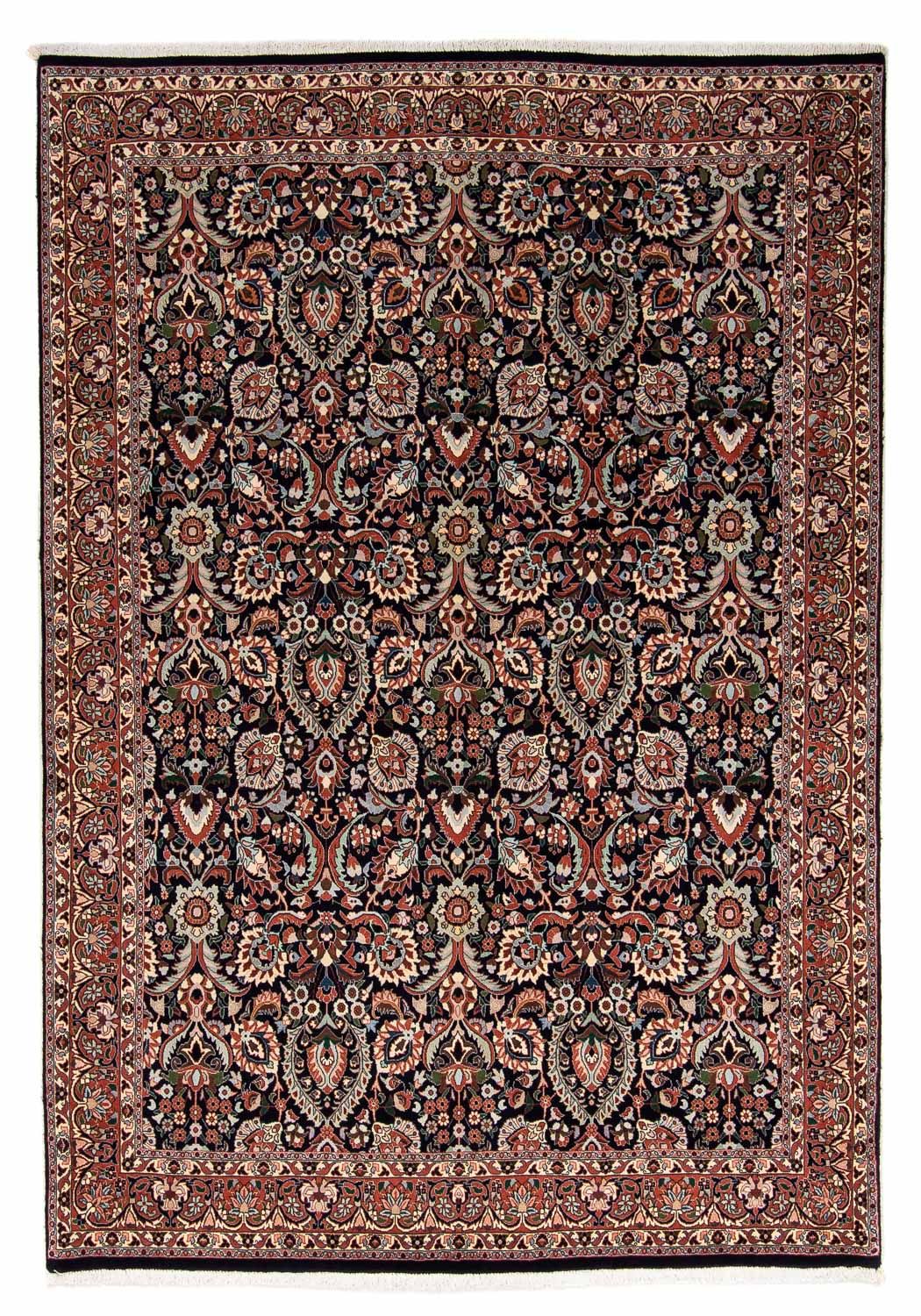 Persisk tæppe - Bijar - 240 x 165 cm - mørkeblå