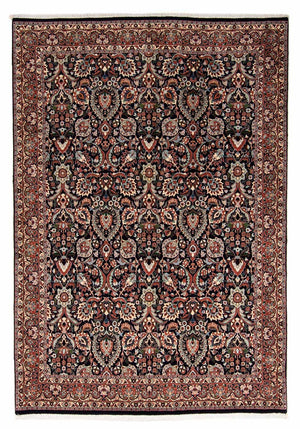 Persisk tæppe - Bijar - 240 x 165 cm - mørkeblå