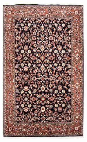 Persisk tæppe - Bijar - 245 x 151 cm - mørkeblå