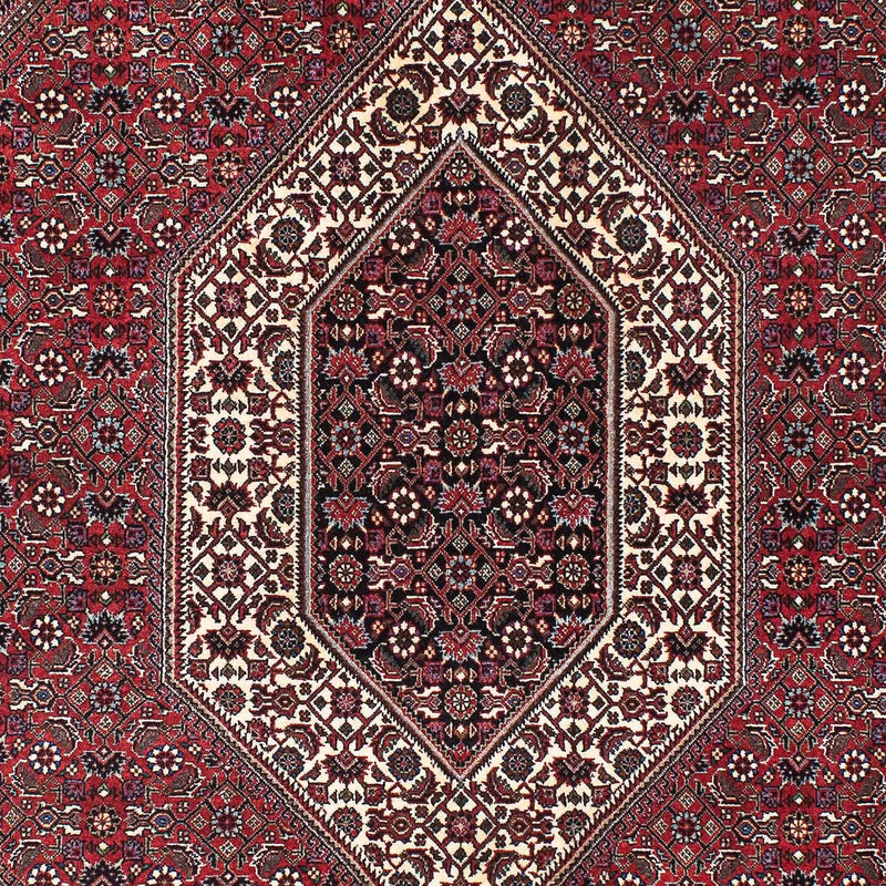 Persisk tæppe - Bijar - 211 x 136 cm - rød