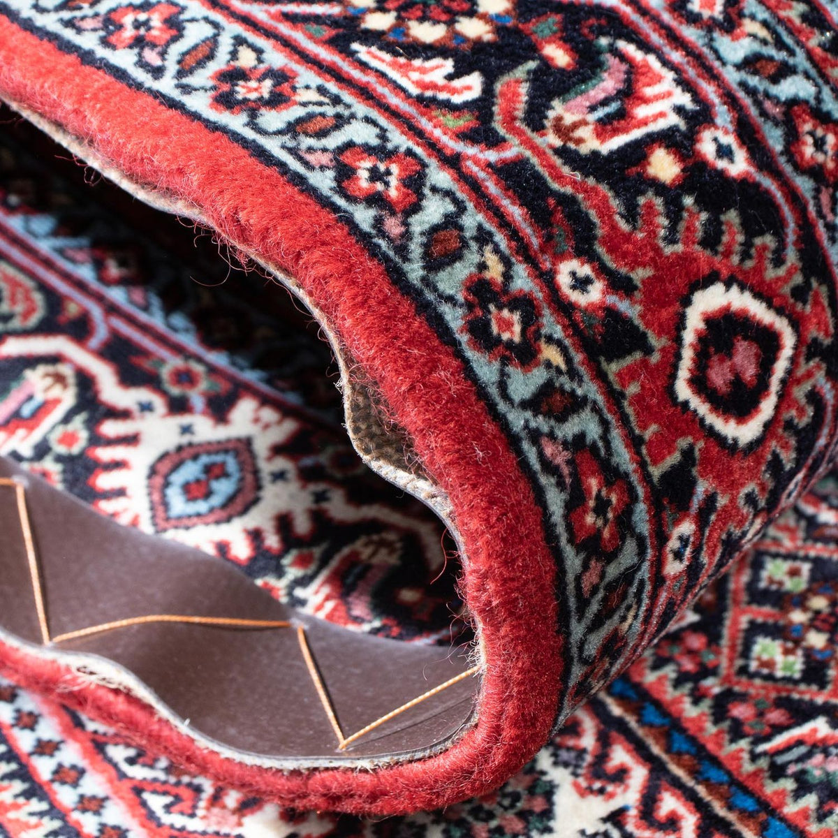 Løber Persisk tæppe - Bijar - 201 x 74 cm - rød