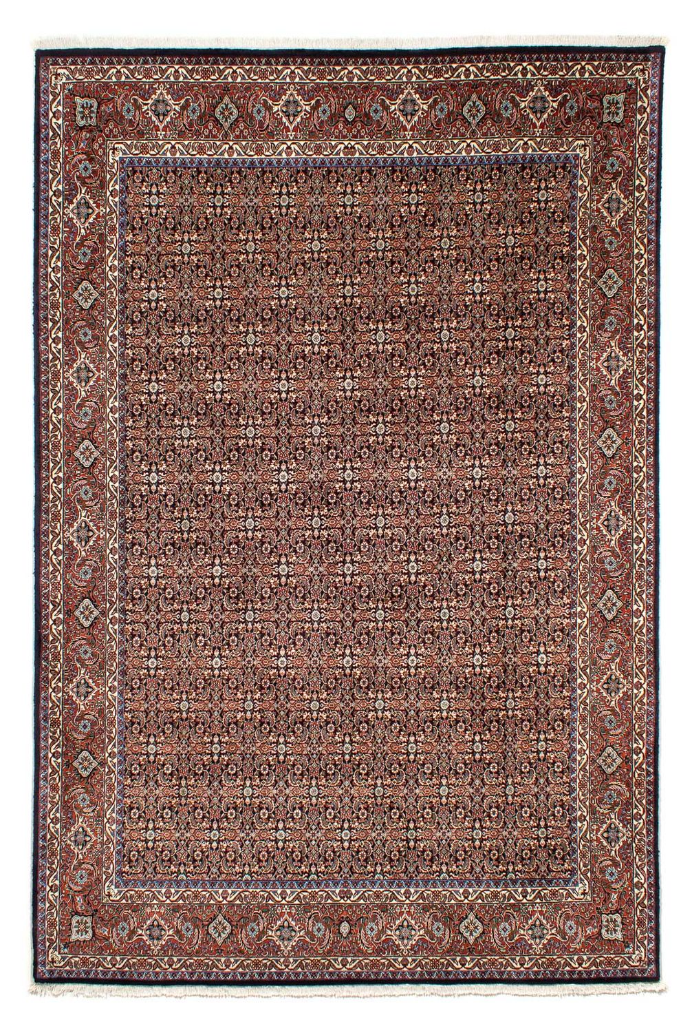 Persisk tæppe - Bijar - 300 x 204 cm - flerfarvet
