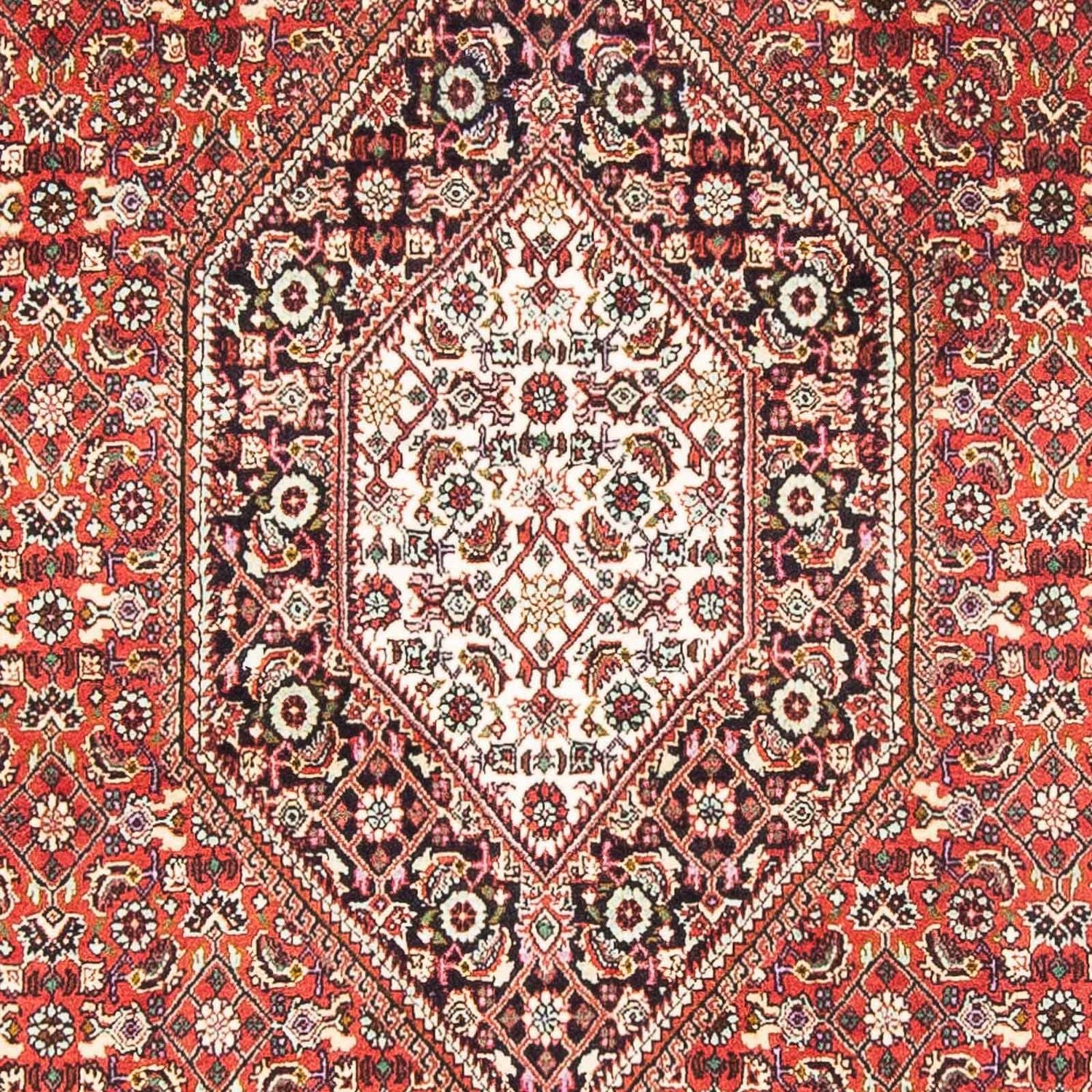 Persisk tæppe - Bijar - 180 x 112 cm - lysrød