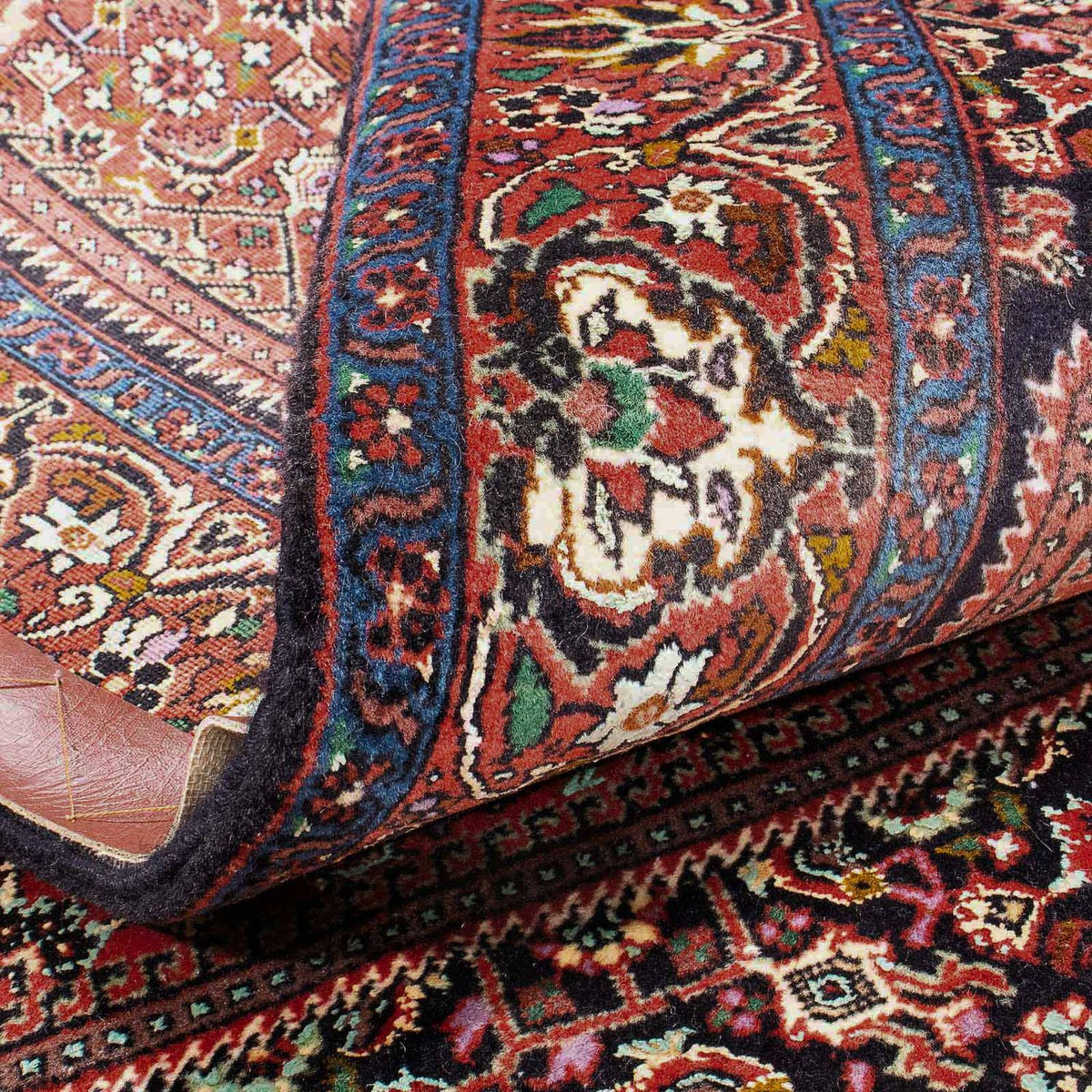 Persisk tæppe - Bijar - 180 x 112 cm - lysrød