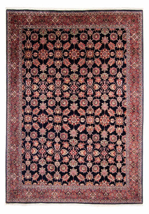 Persisk tæppe - Bijar - 350 x 255 cm - mørkeblå