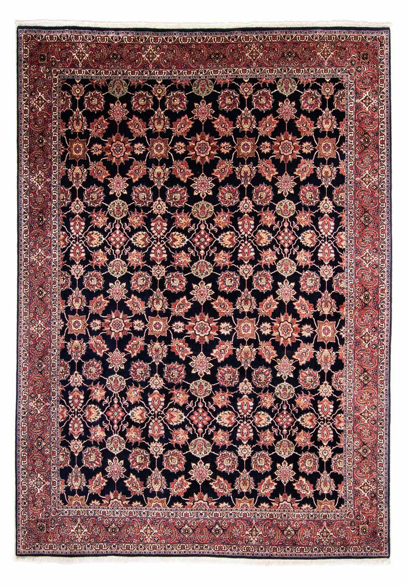 Persisk tæppe - Bijar - 350 x 255 cm - mørkeblå