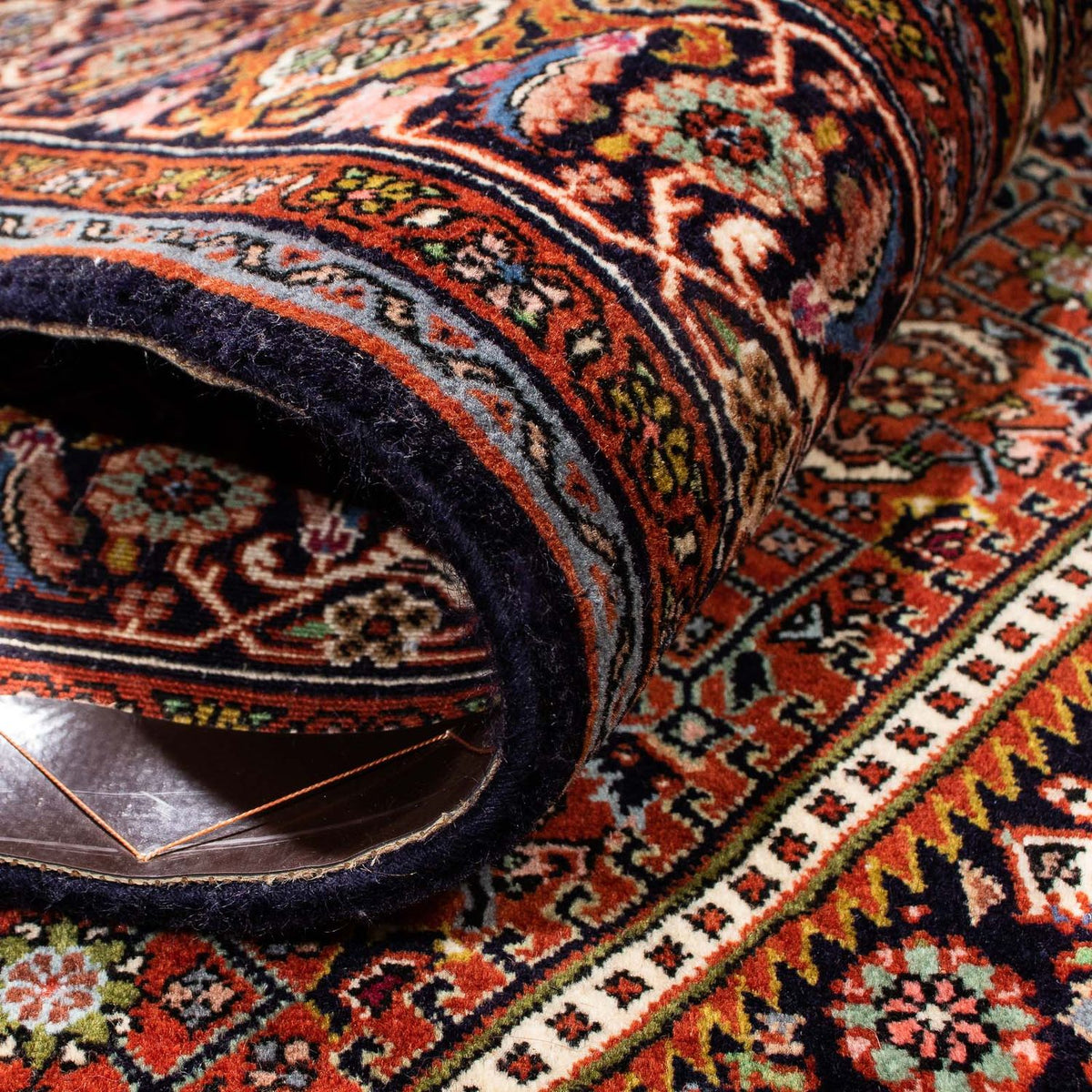 Persisk tæppe - Bijar - 240 x 165 cm - brun